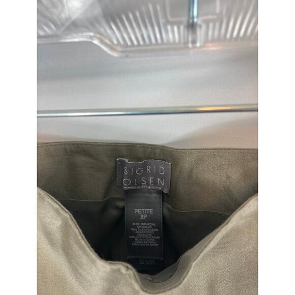 Sigrid Olsen 100% Silk Dress Pants size 8P - Picture 2 of 4